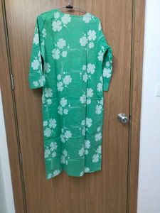 Green Floral Print Tunic