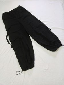(ZUDIO) Black Cargo For Women | WAIST 28-30 |