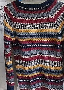 GUESS Striped Knit Sweater