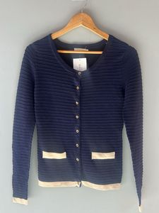Elegant Navy Cardigan