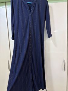Elegant Navy Blue Kurta