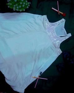 White Sleeveless Dress