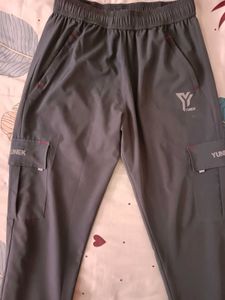 Grey Cargo Pants
