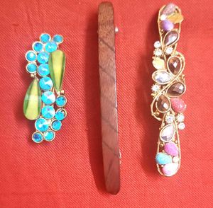 Vintage Hair Clip Trio
