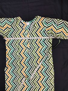 Lemon Green Kurti Set