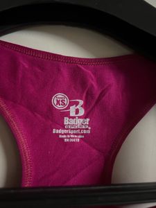 Pink Embellished Sports Bra