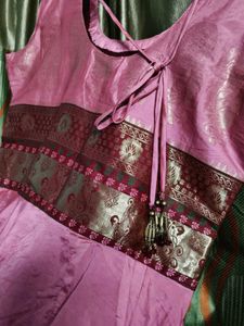Pink Ethnic Gown XXL