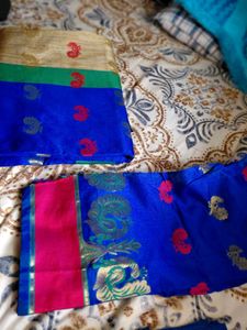 Royal Blue Saree