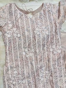 Elegant Beige Festive Kurta Set