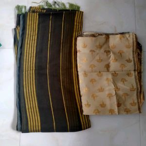 saari with blouse fabric