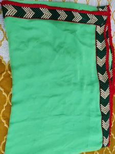 Mint Green Embellished Saree