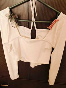 Tie Up White Top