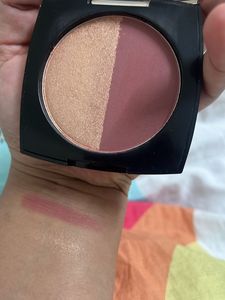 🆕Sery Blush And Highlighter - Dazzling Nude Shade