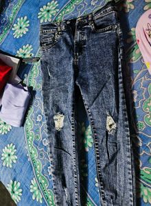 Ripped Denim Jeans