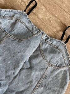 Denim tube dress Small