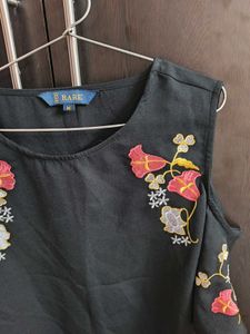 Embroidered Top By Rare