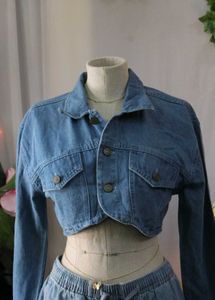 Denim Croped Jacket