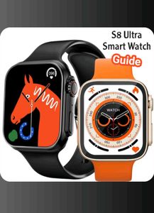 Orange Smart Bluetooth Watch, Model Name/Number:S8
