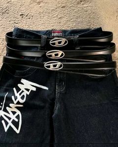 Diesel Black Leather Belt