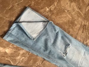 Wide Leg Torn Jeans