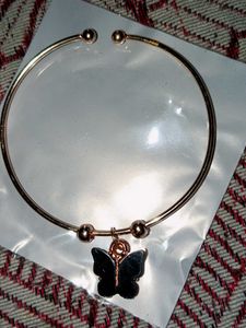 Butterfly Charm Bangle