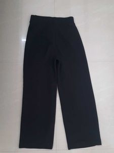 Wide Leg Black Trousers