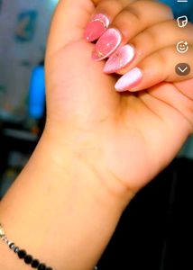 Elegant new Cat eye design press on nails♥️🧿💝