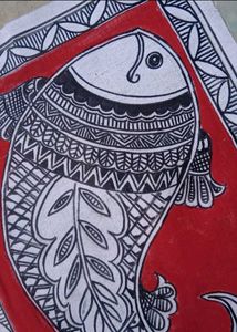 Madhubani Fish Painting
