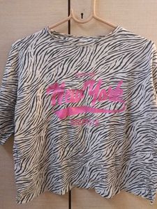 Zebra Print New York Tee