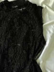 Raven Lace Top