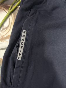 Navy Blue Track Pants