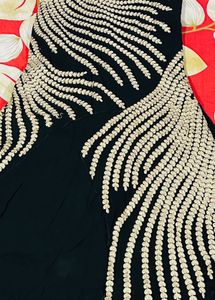 Elegant Black &amp; Gold Ethnic Gown