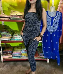 Combo Of Jumpsuit & Babydoll Set