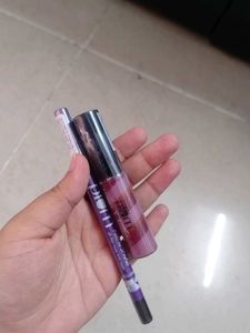 Plum Eye Liner & Lip Gloss