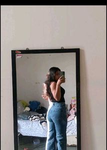 Ripped Wide Leg Jeans
