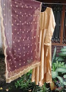 Elegant Embroidered Gown ✨️