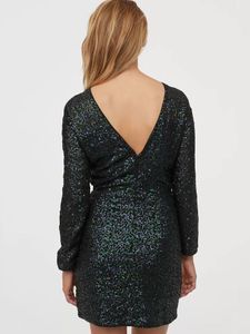H&amp;M Branded Sequin Party Dress