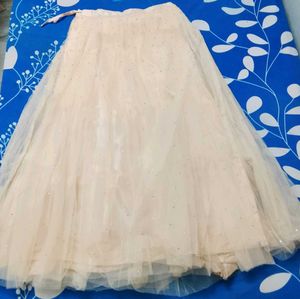 Peach Indo Western Style Lehenga For Womens