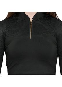 STREACHABLE SHORT SLEEVES BLACK 🖤 BLOUSE FOR WOME