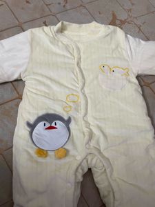 Cute Baby Penguin Romper