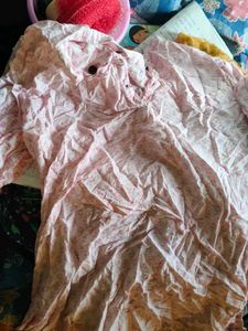 Pink Floral Patterned Top