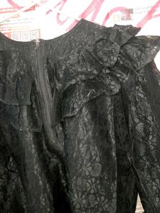 Elegant Black Lace Dress