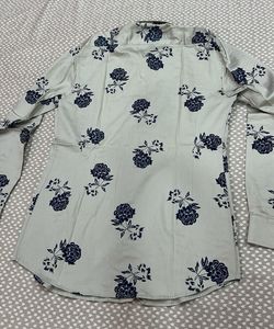 Floral Print Button-Down Shirt