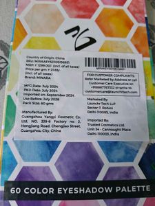60 Color Eyeshadow Palettes