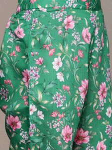 Green Floral Kurta Set
