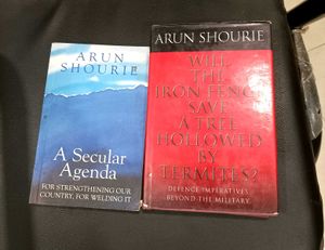 Arun Shourie Books - A Secular Agenda & Iron Fence