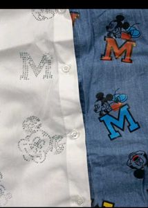 Selling Combo of 2 Micky printed tops