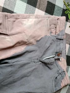 Dyed Denim Pant