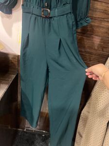 Elegant Green Jumpsuit