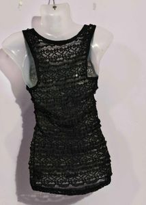 Black Lace Tank Top